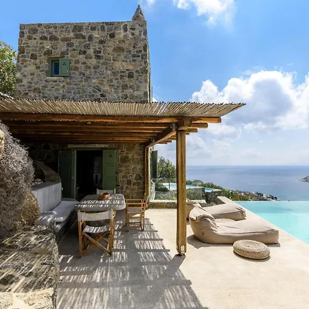 Aquadise Seaview Pool Villa - Three Bedrooms Mykonos Town Zewnętrze zdjęcie